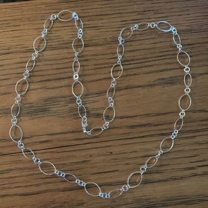 Women’s Silvertone necklace